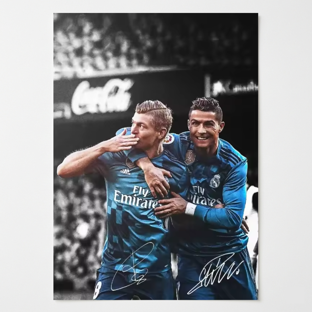 Affiches joueurs de foot